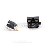 Side and top view of 4-pin relay and OLP for refrigerator