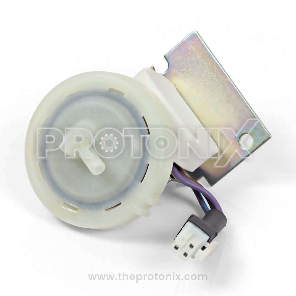 Front view of Whirlpool washing machine water level control pressure sensor with small wire