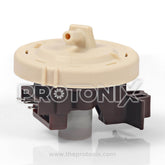 Front view of Samsung front-load washing machine pressure sensor