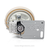 Back view of LG washing machine pressure sensor with connector