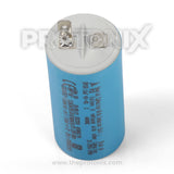 Top view of 13 MFD capacitor for Whirlpool fully automatic washing machine