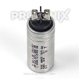 Top view of 10 MFD capacitor for fully automatic washing machine