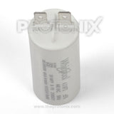 Top view of 4 MFD capacitor for semi-automatic washing machine (Whirlpool)