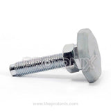 Close-up of adjustable leg for front-load washing machine