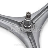 Close-up of drive hub for LG 6kg front-load washing machine
