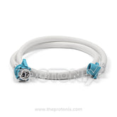 Front view of 1.5 meter Inlet pipe for fully automatic and front-load washing machine