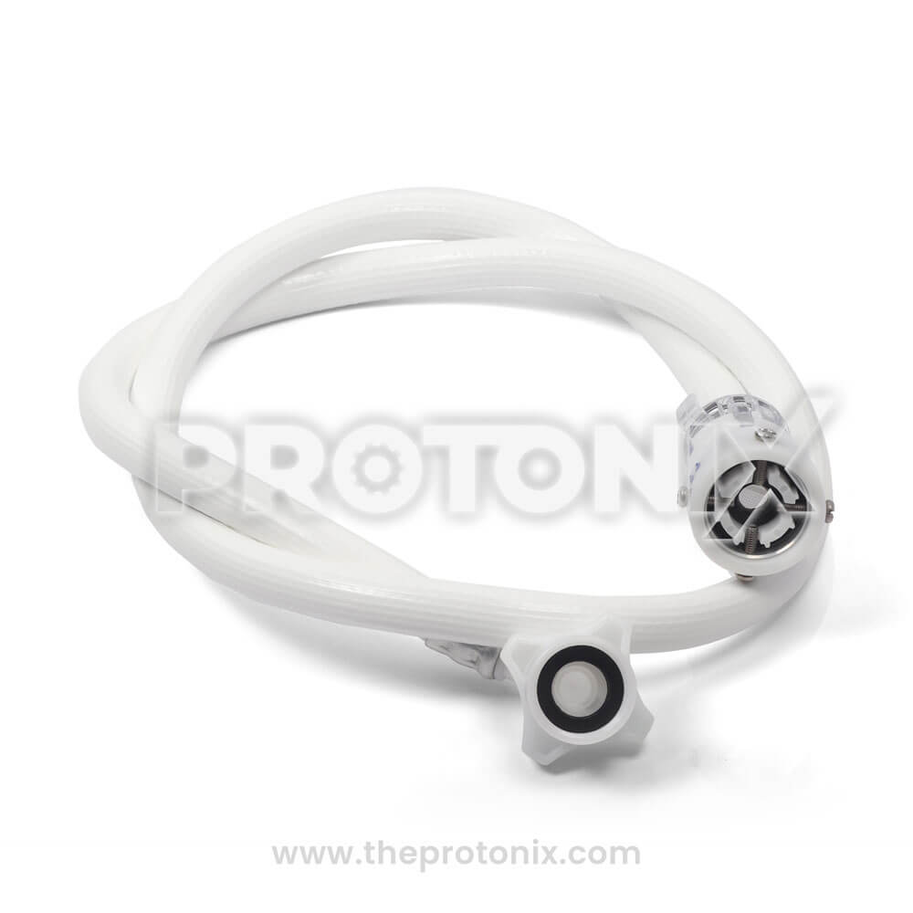 Whirlpool washing machine inlet pipe for fully automatic model with metallic ring with screws