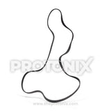 Belt 1275 for use in front-load washing machine in black color