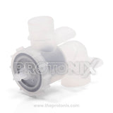Side view of dump valve for Samsung washing machine in top-load models