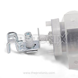 Close-up of dump valve used in LG fully automatic washing machine