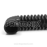 Close-up of inner drain hose used in LG top-load washing machine
