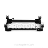 Back view of trolley for semi-automatic washing machine 8kg with wheels