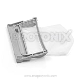 LG fully automatic washing machine lint filter in off white color