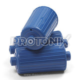 Bottom view of pulsator roller for Samsung 6kg semi-automatic machine blue