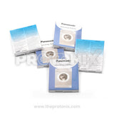 Back & front profile of Panasonic descaling powder for front load & fully automatic machine