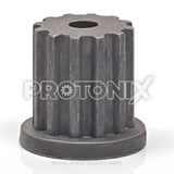 12-teeth metal bush/snap for fully automatic machine shown in close-up for assembly parts