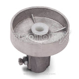 Close-up image of spin motor pulley for Whirlpool 7kg semi-automatic machine