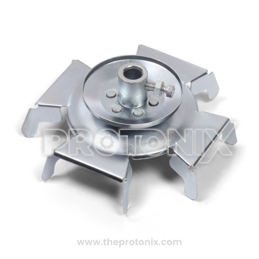 Front view of wash motor pulley for fully automatic washing machine