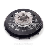 Front view of wash motor pulley for top-load washing machine used in motor