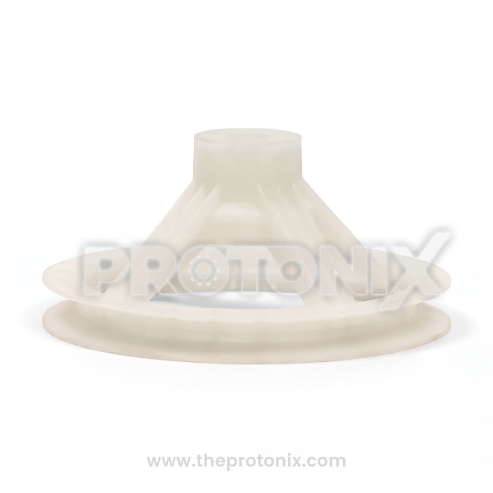 Front view of gearbox pulley for LG semi-automatic machine used in gear