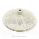 Top view of gearbox pulley for Videocon semi-automatic machine used in appliance