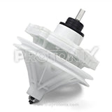 Angled view of LG 5.5-6kg semi-automatic washing machine 6201 gearbox