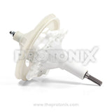 Whirlpool semi-automatic machine big-shaft gearbox showing gear structure