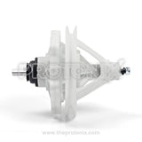 Videocon semi automatic washing machine gearbox, showing the drive shaft