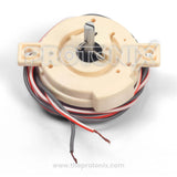 LG semi-automatic washing machine 5-minute spin timer showing component design
