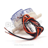 Angled view of Videocon semi-automatic washing machine 5-min spin timer