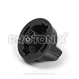 Side angle of Whirlpool timer knob for semi-automatic models black color