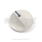 Front view of Samsung white timer knob for semi-automatic washing machine-minus type