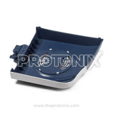 Inner view of spin door for LG semi-automatic washing machine navy blue color showing texture and finish