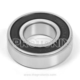 Close-up of bearing 6205 for front-load washing machine showing smooth finish and protective seal