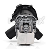 Back profile of Siemens front-load washing machine drain pump
