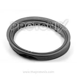 LG front-load washing machine door gasket with 3-hole outlet