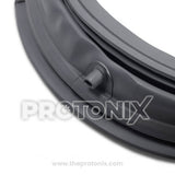 Close-up of 1-hole door gasket for LG front-load washing machine