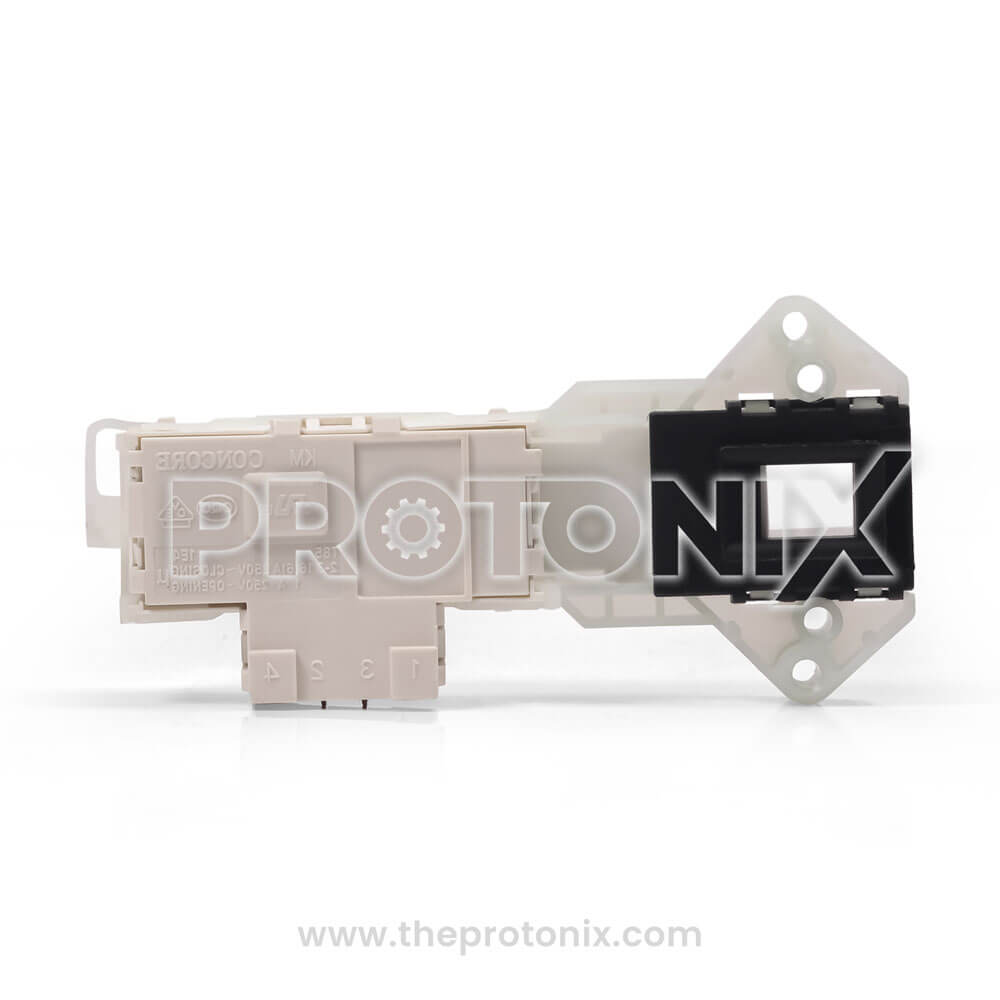 Front view of LG 6kg door lock for front-load washing machine