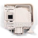 Close-up of Siemens door lock for front-load washing machine