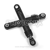 LG washing machine shock absorber with spring and rod design