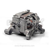 Side profile of Siemens washing machine motor for front-load machine with shaft and connector