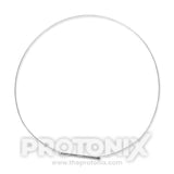 Front view of washing machine door gasket ring for front-load model