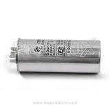 Side profile of 55uF 450V capacitor for AC unit