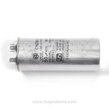 Side profile of 50uF 450V capacitor used in air conditioner