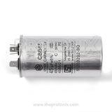 Side profile of 45uF 450V capacitor used in air conditioner