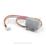 Side profile of MSFBC20C21 swing motor for AC with connector plug