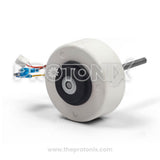Side profile of LG 4681A20151P indoor AC blower motor (RP15-13)