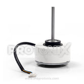 Front view of LG indoor blower motor EAU62004001 for air conditioner with cable & connectors