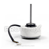 Front view of LG indoor blower motor EAU62004001 for air conditioner with cable & connectors