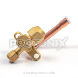 High quality of 3/8-inch L-type outdoor service valve for air conditioner easy install